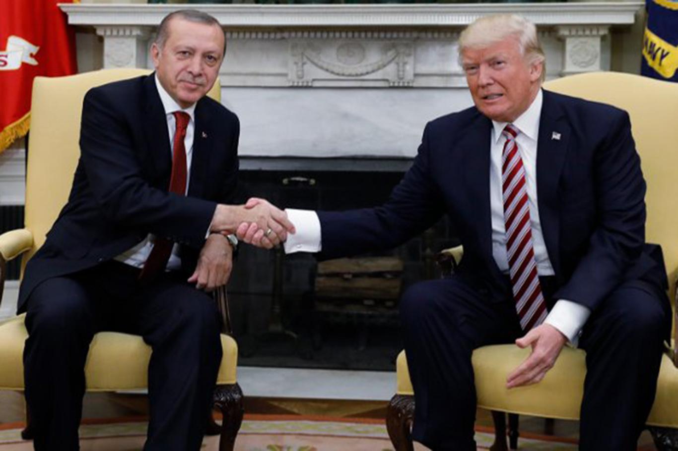 Cumhurbaşkanı Erdoğan ile Trump görüştü